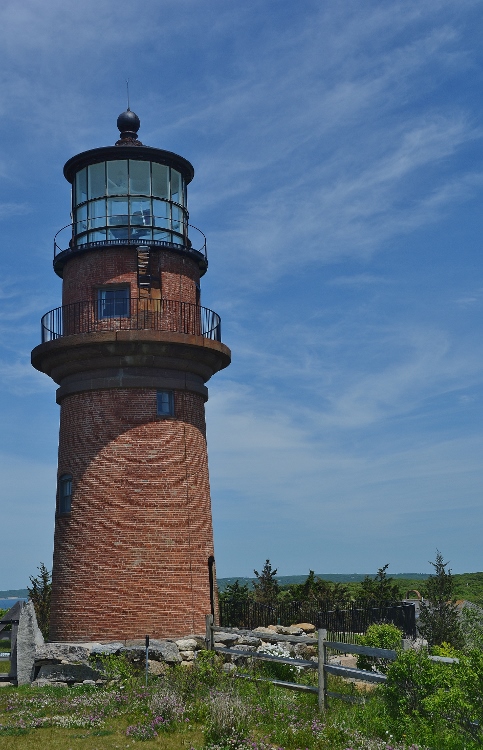 red brick lighthouse